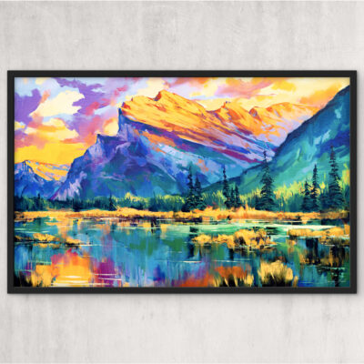 Mount Rundle ORIGINAL PAINTING