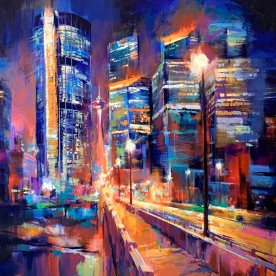 "Path of Light" - Cityscapes Artwork