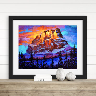 Peaks Of Flames ART PRINT