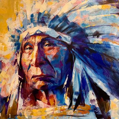 "Red Cloud" - Portraits Artwork