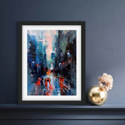 Red Fireflies ART PRINT