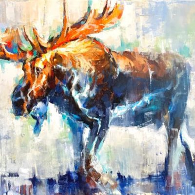 "Rocky Mountain" - Wildlife - Original Painting