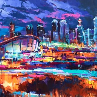 "Saddledome" - Cityscapes Artwork