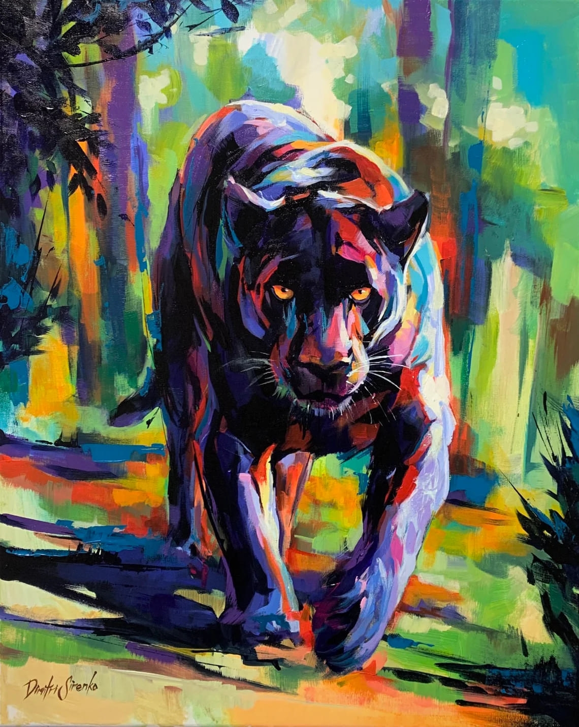 "Shadow" - Panther - Wildlife Artwork