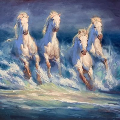 "Stormpiercers" - Seascapes / Wildlife - Original Painting