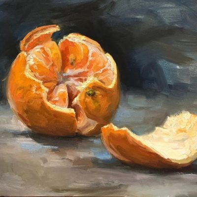 "Sweet Peels" - Orange - Still Life Artwork