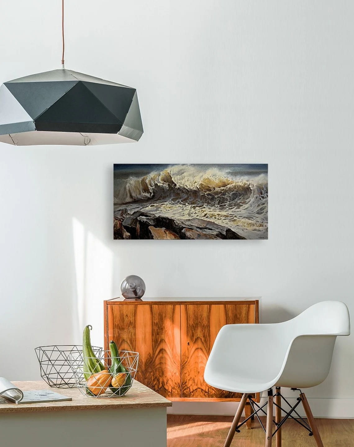 "The Emperor" - Seascape Artwork Sample on Wall