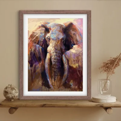 The Great Tusker ART PRINT