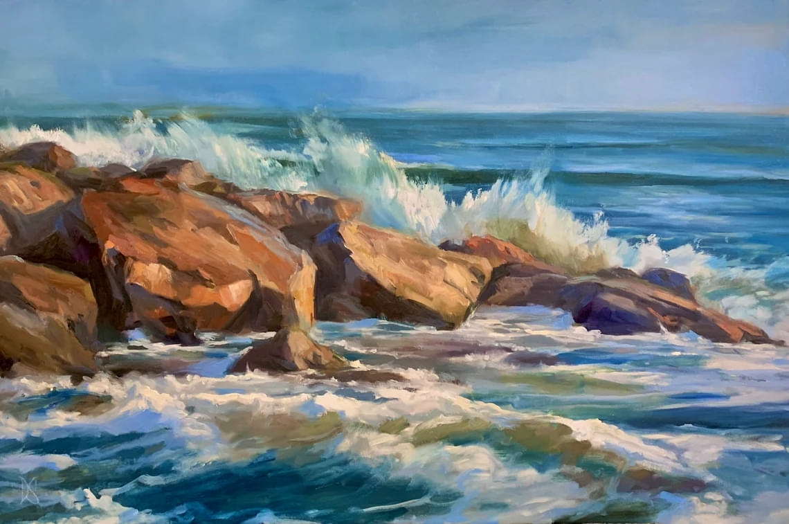 "The Stand" - Seascapes - Original Painting