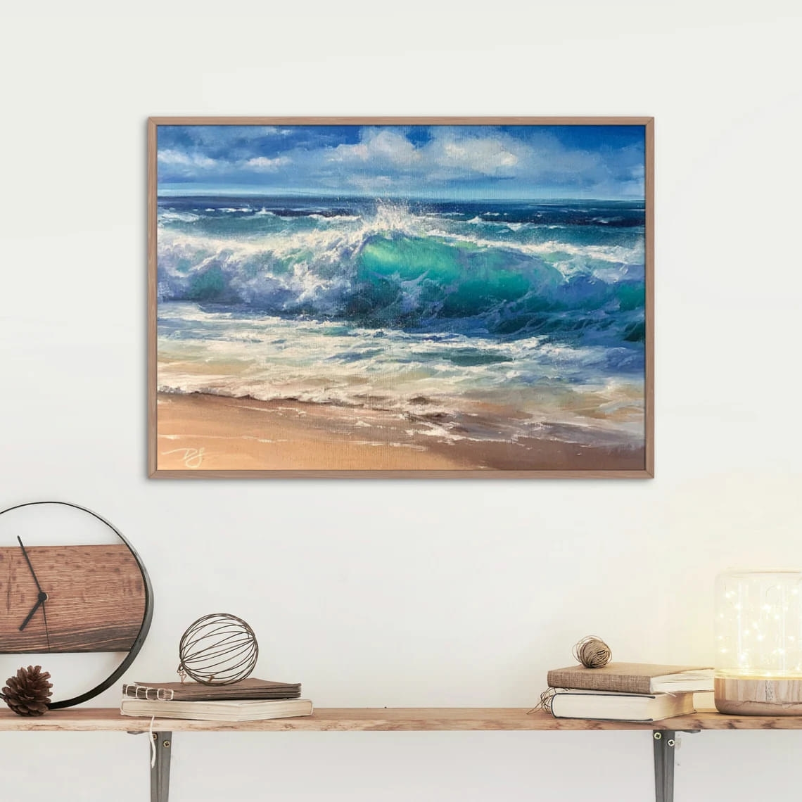 "The Turning Point" - Seascape Artwork Sample on Wall