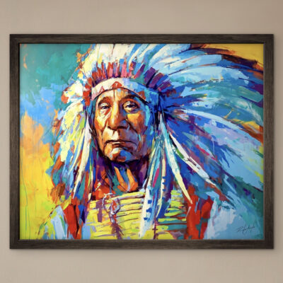 Chief Red Cloud ORIGINAL PAINTING
