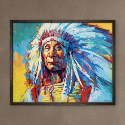 Chief Red Cloud ORIGINAL PAINTING