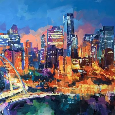 "Edmonton Nights" - Cityscapes Artwork