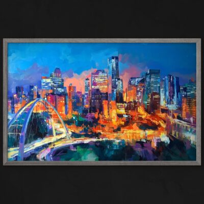 Edmonton Nights ORIGINAL PAINTING