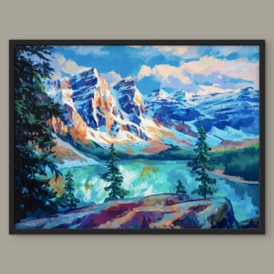 Moraine Moments ORIGINAL PAINTING