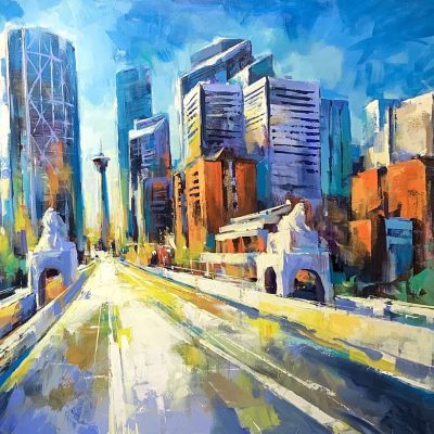 "Path of Sunlight" - Cityscapes Artwork