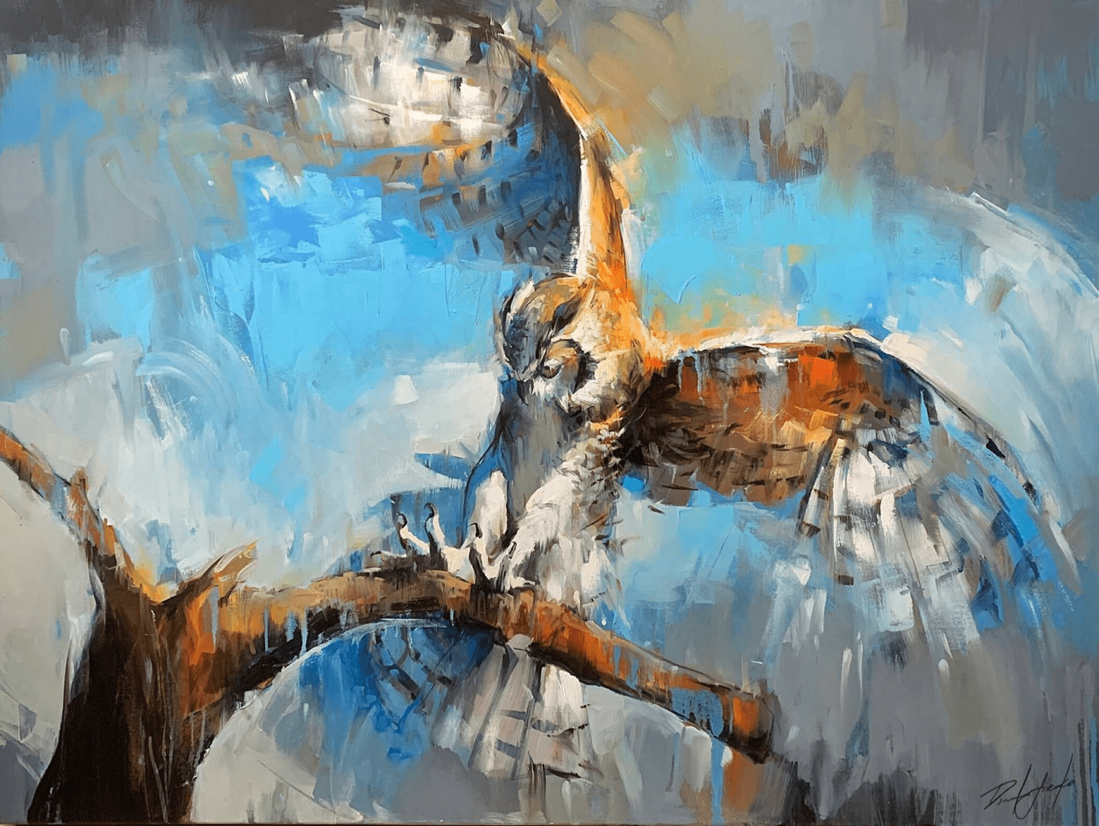"Early Bird" - Wildlife - Original Painting