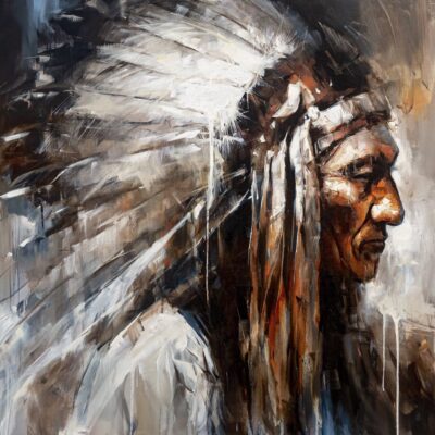 "Sitting Bull" - Portraits Artwork