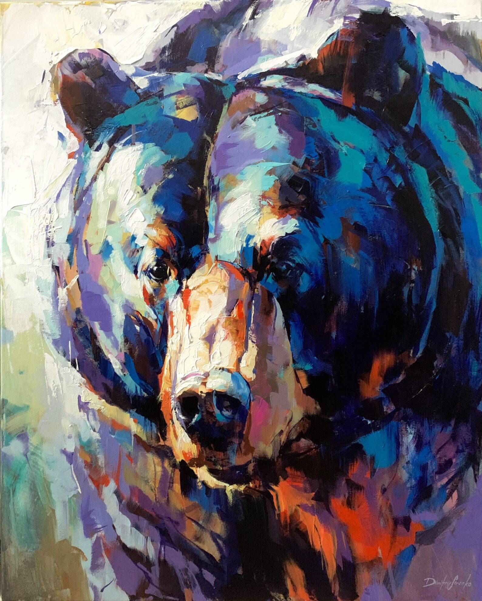 "Colours of the Black Bear" - Original Painting