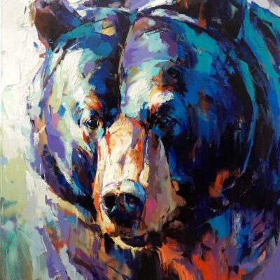 "Colours of the Black Bear" - Original Painting