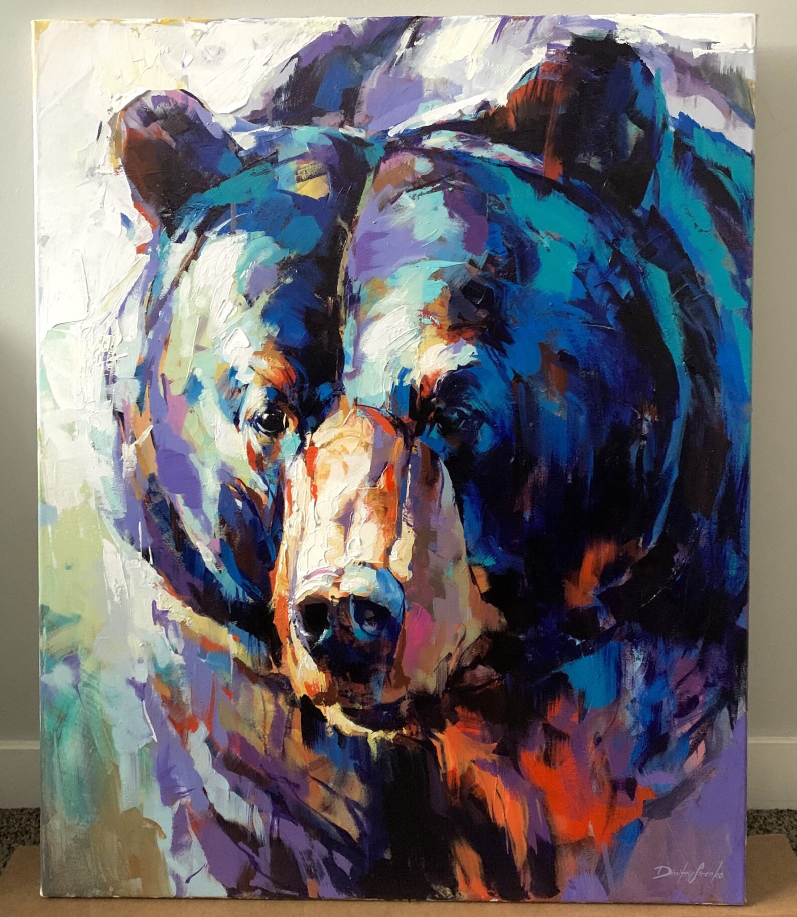 "Colours of the Black Bear" - Original Painting