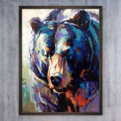 Colours of the Black Bear ORIGINAL PAINTING