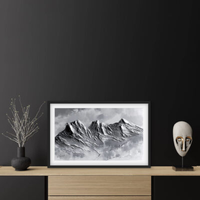 Dimensions Of Mountains ART PRINT