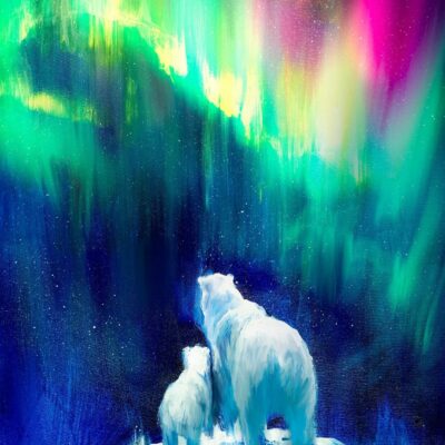 "Aurora" - Polar Bear - Wildlife Artwork