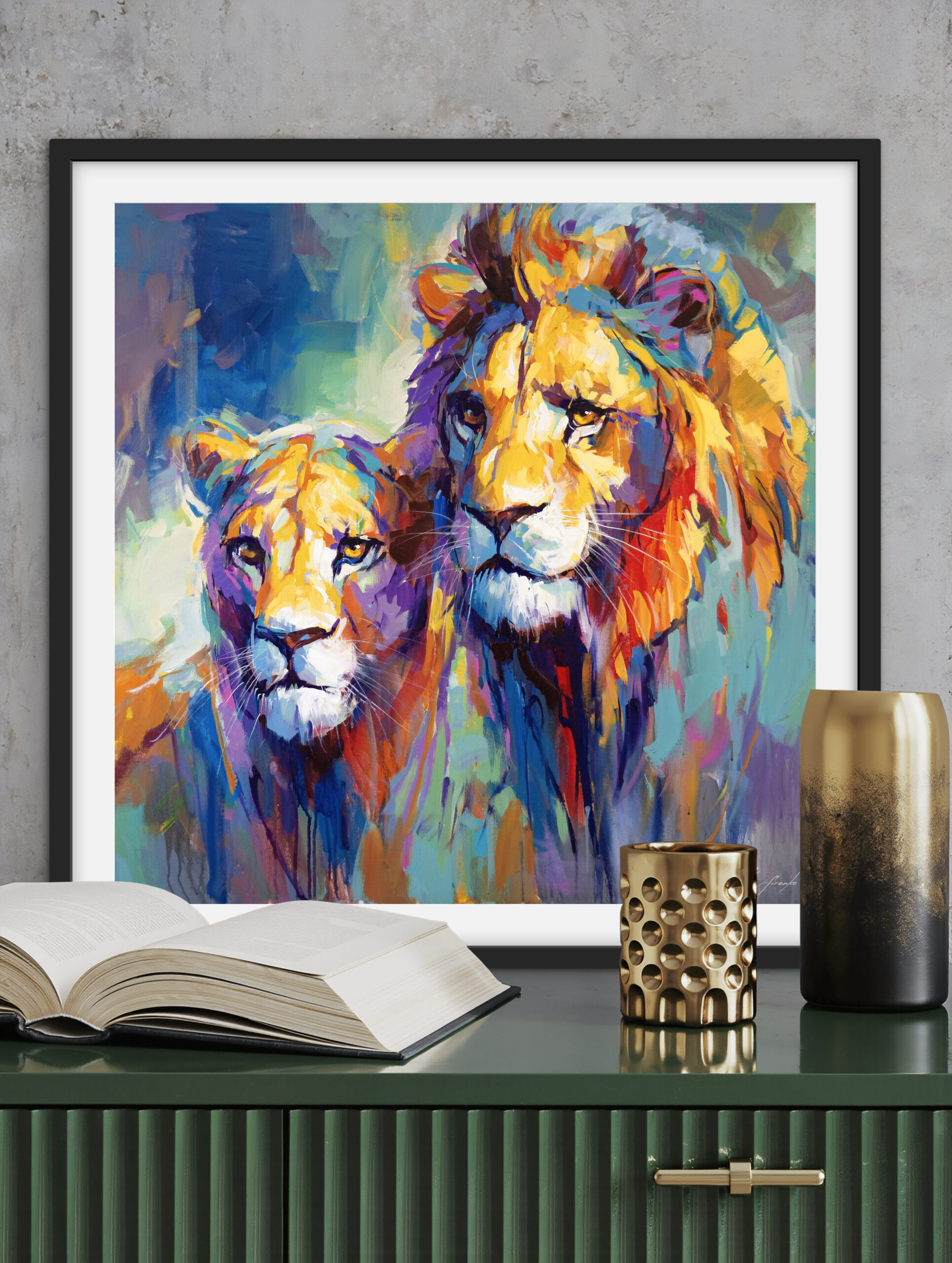 King And Queen ART PRINT