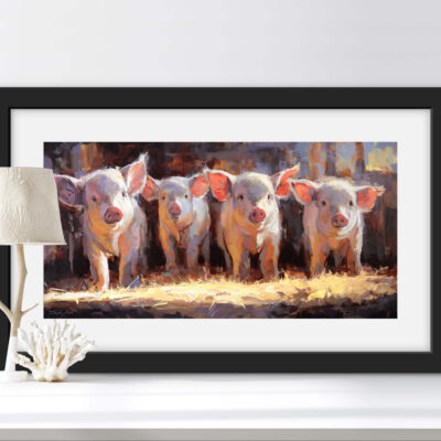 Pigsty Gang ART PRINT
