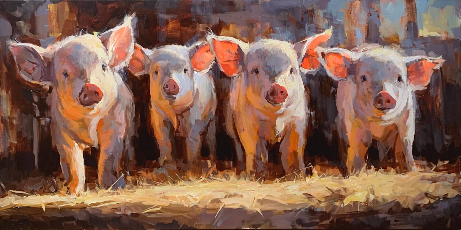 Pigsty Gang - Original Painting