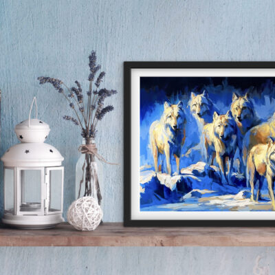 Ambers Of The Wild ART PRINT