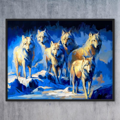 Ambers Of The Wild ORIGINAL PAINTING