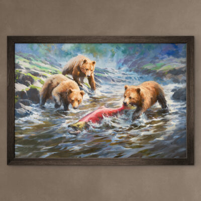 Entering the Current ORIGINAL PAINTING