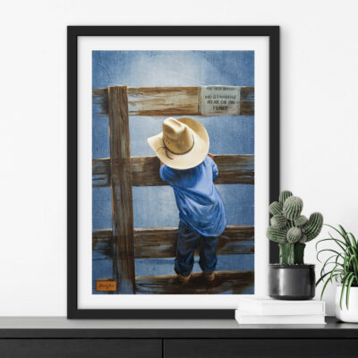 Essence of a Cowboy ART PRINT