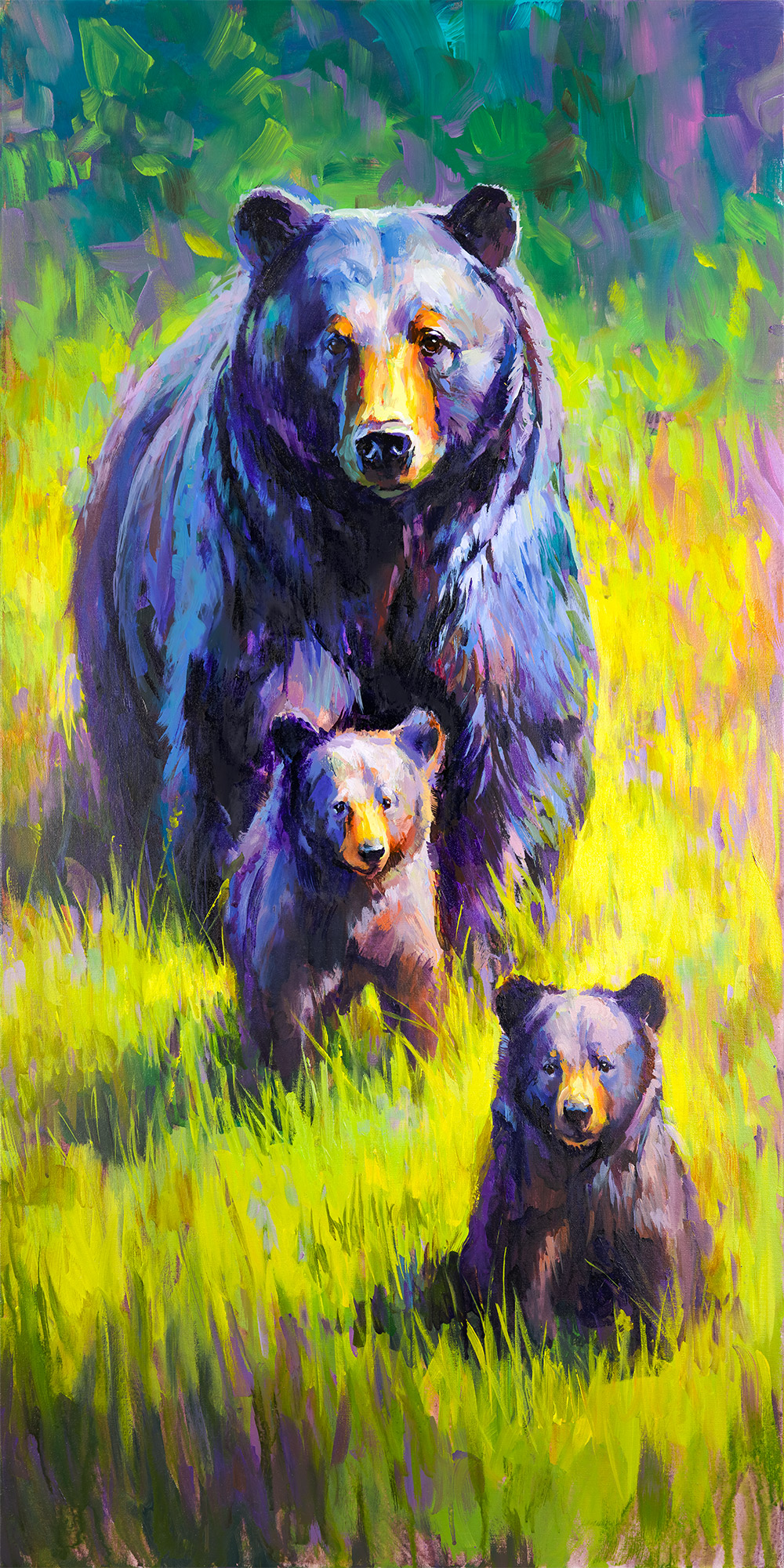 Family Stroll ORIGINAL PAINTING - Image 2