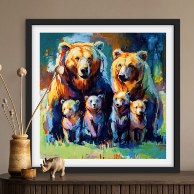 Big Family ART PRINT